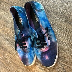 Vans Cosmic Blue and Purple Sneakers